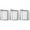 6Pcs Water-Resist Adhesive Outlet Covers Black Pc Socket Protectors 5
