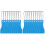 40Pcs Plastic Scratcher Keychain Blue Small Tool 3
