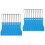 40Pcs Plastic Scratcher Keychain Blue Small Tool 4