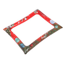 3Pcs Christmas Red PVC Inflatable Photo Booth Frame Party Props