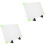 2Sets Magnetic Plastic Whiteboard Dry Erase Board for Home Notes 5