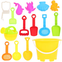 26St Cartoon Zandmallen Strand Set Lichtgewicht Duurzame Plastic Tools
