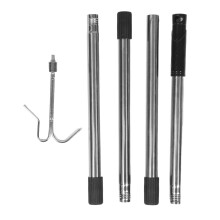 3Pcs Silver Stainless Steel Chicken Leg Hook Portable Farm Catcher
