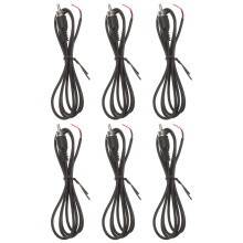 6 Stks Rca Naar Losse Draad Kabel Rca Mannelijke Stekker Jack Adapter