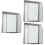 6Pcs Water-Resist Adhesive Outlet Covers Black Pc Socket Protectors 7