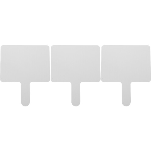 3Pcs Writable White Quick Response Answer Boards Kids Teaching Tools 2