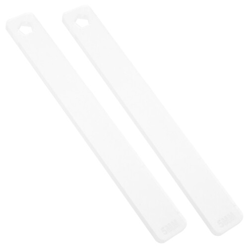 2Pairs Clear Acrylic Clay Texture Ruler for DIY Pottery Projects 2
