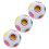 3 stuks rainbow voetbal fidget stressverlichting 10