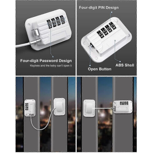 Refrigerator Lock Combination Fridge Locks 2 Pack Adhesive Rv Refrigerator Locks 2