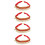 4St Buikdans Sjaal Rood, Hip Met Muntjes 9
