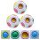 3 stuks rainbow voetbal fidget stressverlichting 9