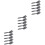15Pcs Multifunctional Barbecue Brush Plastic Handle Dark Grey 4