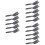 15Pcs Multifunctional Barbecue Brush Plastic Handle Dark Grey 5