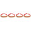 4St Buikdans Sjaal Rood, Hip Met Muntjes 6