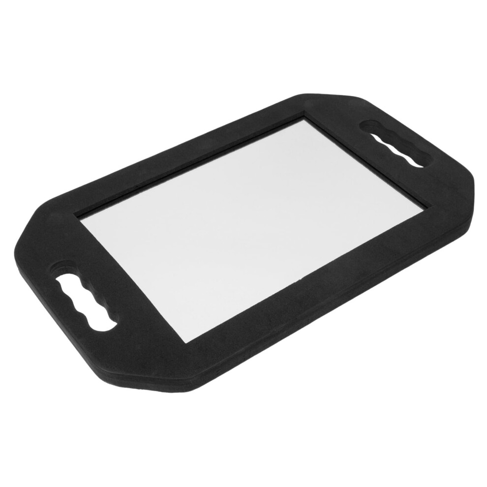 Handheld Makeup Mirror with  Definition Wide View, Lightweight Foam Frame for Salon and Travel