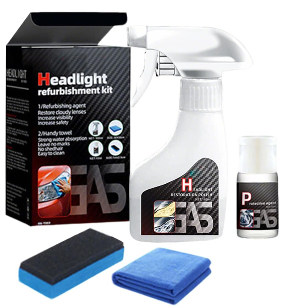2026 Upgraded Headlight Restoration Kit For Cloudy Headlights, Fast Oxidation Removal, 90% Clarity 9113335596870