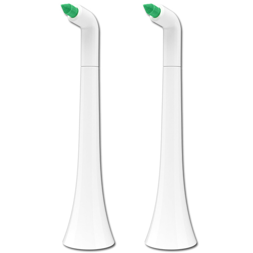 White Replacement Brush Heads For Braces, Dupont Bristles, Interdental Deep Clean 2Pack For Philips Sonicare