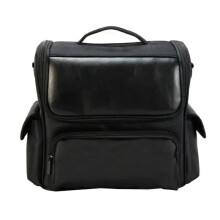 Nail Polish Organizer with Spacious MultiLayer Makeup Storage Box for Vanity, Durable Black Case