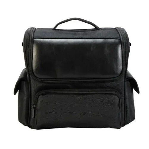 Nail Polish Organizer with Spacious MultiLayer Makeup Storage Box for Vanity, Durable Black Case
