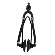 Dual Tube Outboard Motor Flusher for Engine Cleaning Durable Universal Boat Engine Tool Black