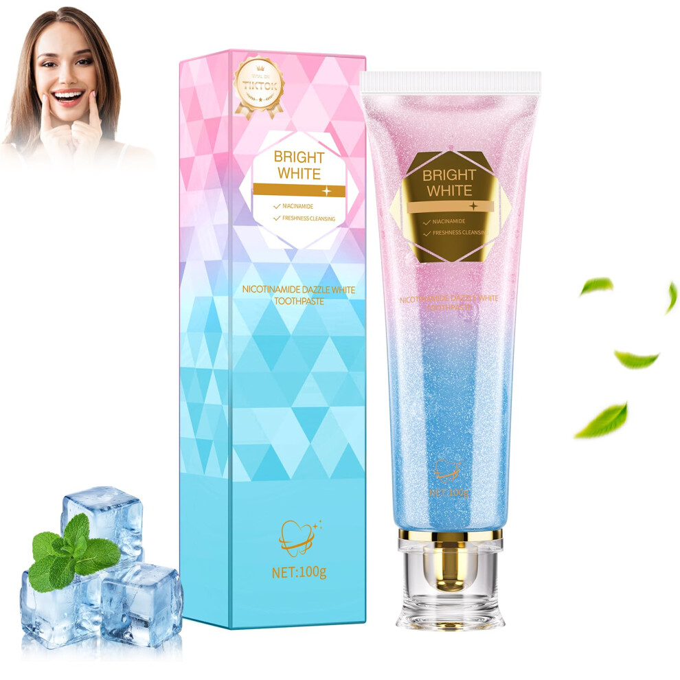 Whitening Toothpaste for Sensitive Teeth with Gentle Stain Removal, Fluoride  Mint Fresh Breath