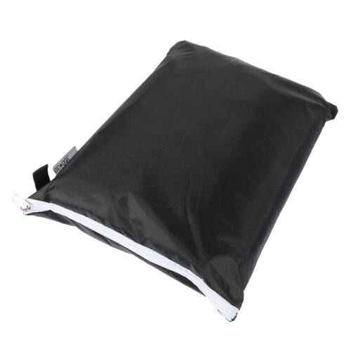2Pcs Black Polyester Waterproof Pool Covers Round Tub Protective Cover