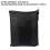 2Pcs Black Polyester Waterproof Pool Covers Round Tub Protective Cover 11