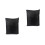 2Pcs Black Polyester Waterproof Pool Covers Round Tub Protective Cover 5