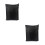 2Pcs Black Polyester Waterproof Pool Covers Round Tub Protective Cover 9
