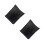 2Pcs Black Polyester Waterproof Pool Covers Round Tub Protective Cover 10