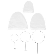 2Sets Fine Mesh Cotton Coffee and Tea Strainer Bags with Handle
