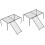 2Sets Practical Iron Chicken Rack Coop Shelf with Durable Mesh 6