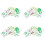 16Pcs Recycle Trash Can Stickers PVC Labels for Bin Sorting 7