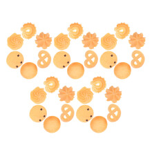 30St Realistische Fake Koekjes PVC Voor Vitrinedecor En Speelgoed