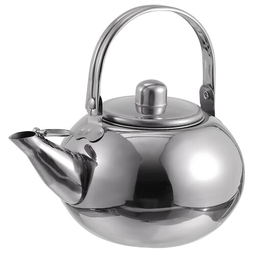 3Pcs Home Stainless Steel Teakettle with Filter Practical Tea Kettle