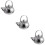 3Pcs Home Stainless Steel Teakettle with Filter Practical Tea Kettle 9