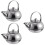 3Pcs Home Stainless Steel Teakettle with Filter Practical Tea Kettle 7
