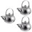 3Pcs Home Stainless Steel Teakettle with Filter Practical Tea Kettle 6