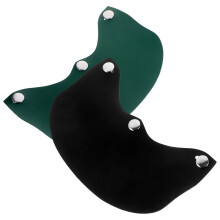 6Stk Leder Helmvisier Regen Fahrrad Helm Schutz Bunt Unisex