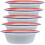 15Pcs Assorted Vintage Enamel Basins Kitchen Bowls for Serving 3
