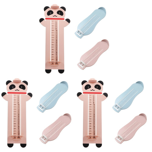 9Pièces Longueur Pied Bébé Rose Compact Accurate 1