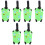 6Pièces Identifiants Vert Silicone Pour À Écrire 3