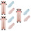 9Pièces Longueur Pied Bébé Rose Compact Accurate 7