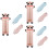 9Pièces Longueur Pied Bébé Rose Compact Accurate 6