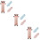 9Pièces Longueur Pied Bébé Rose Compact Accurate 9