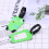 6Pièces Identifiants Vert Silicone Pour À Écrire 10
