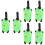 6Pièces Identifiants Vert Silicone Pour À Écrire 6