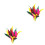 40Pièces Volants Paddle Badminton Couleurs 4