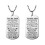 2Pièces À Pendentif Acier Argent 2