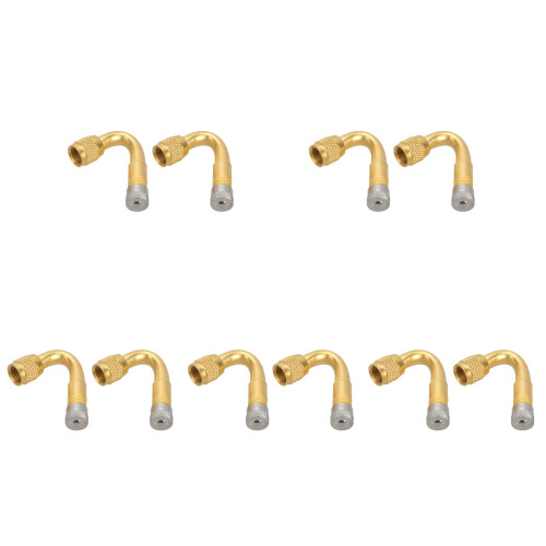 10Pièces Valve Extension 45 Degrés Or Pour Robust 2
